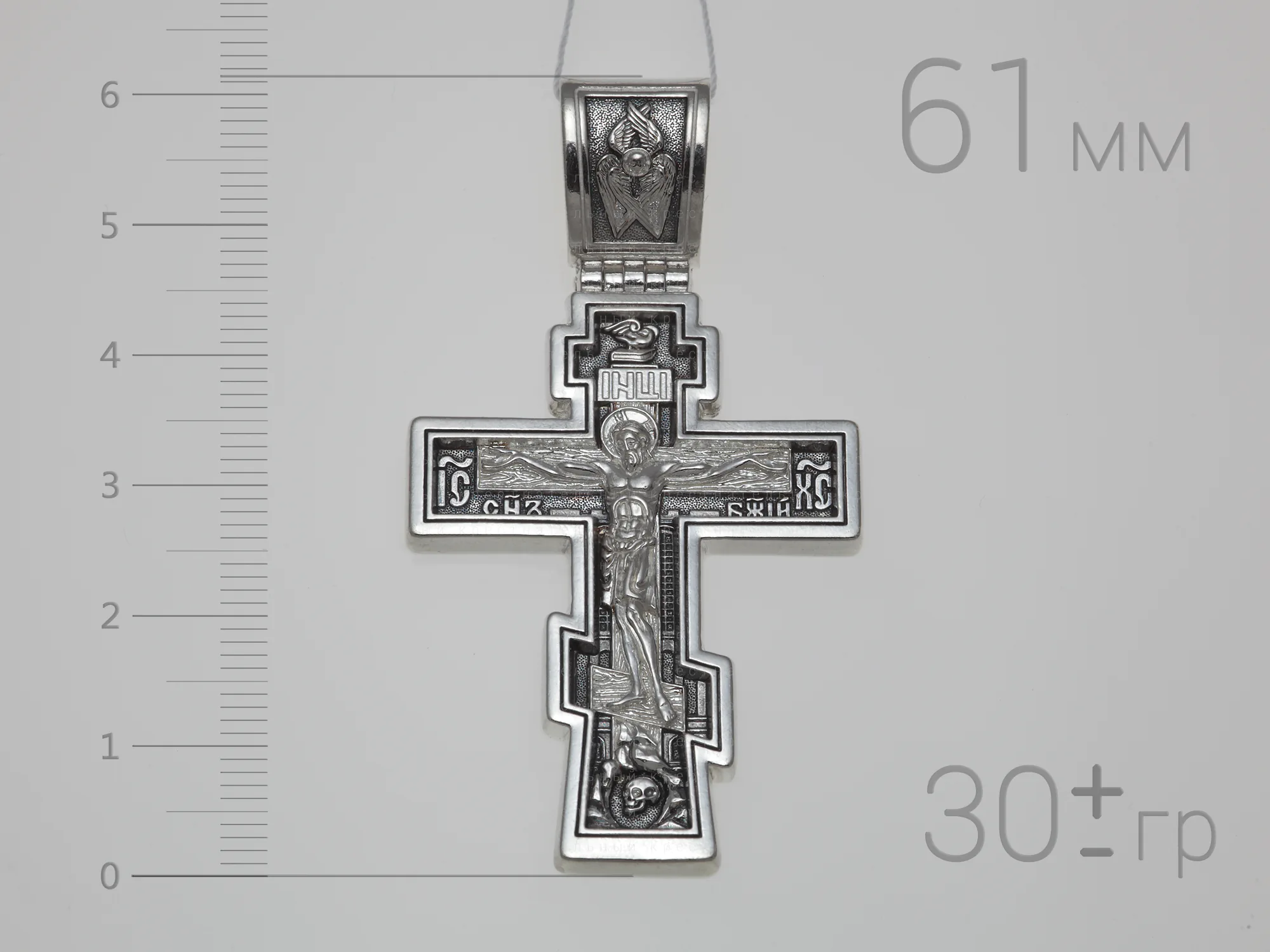 Православный крест, серебро, 18366, Елизавета
